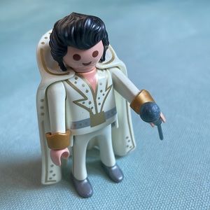 Playmobil Elvis Presley Figure + Rockabye Baby Elvis Presley Lullabies CD